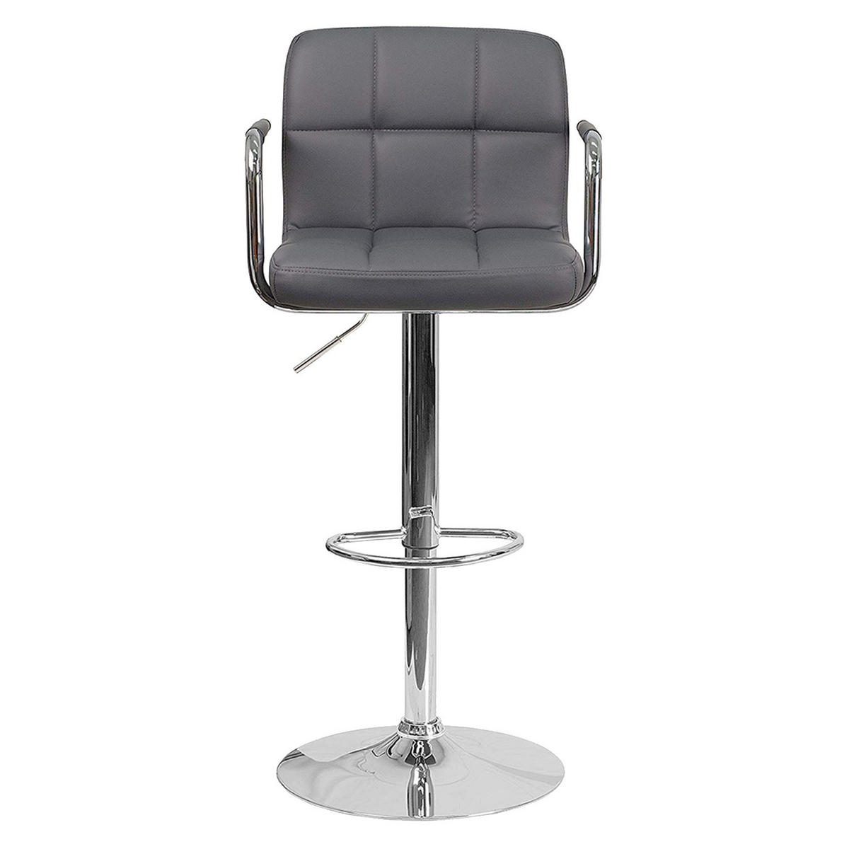 BARHOCKER Mike Grau 2er-Set - Grau, Kunststoff (52.5/106/46.5cm) - Happy Garden