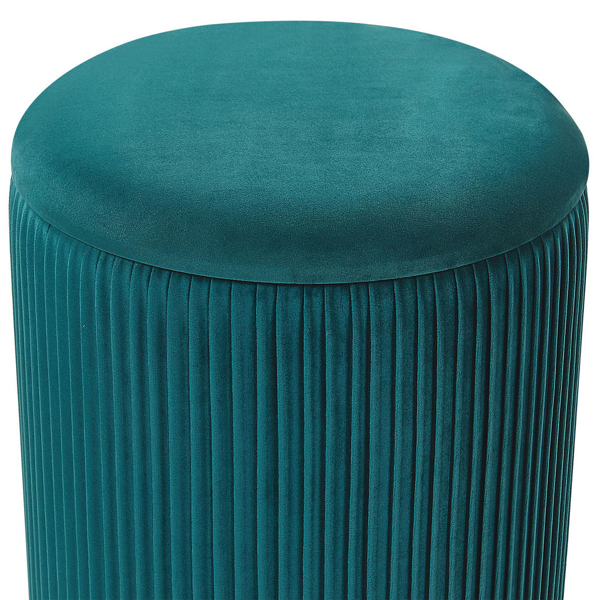 POUF Miramar 35-31/35-31/44-39 cm - Blau, Textil (35/39/35cm) - Beliani