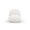 DREHSESSEL Chuck aus Chenille-Stoff leichtes beige - Beige, Textil (77/80/78cm) - Micadoni