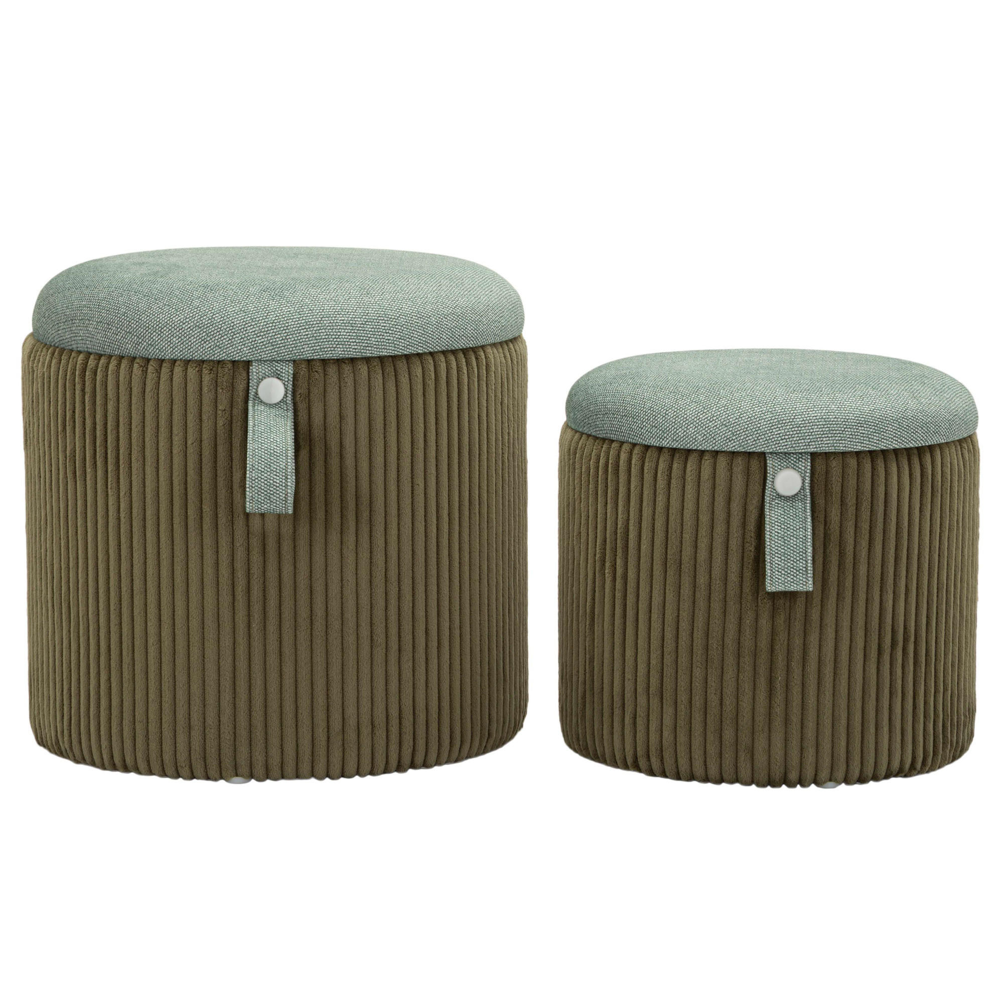 Mauro Ferretti Pouf Grün 38x39x38 cm