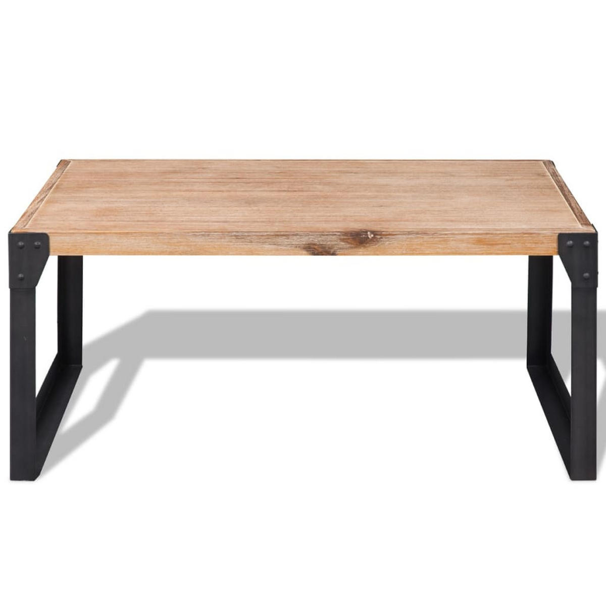 COUCHTISCH Massivholz Akazie 100x60x45 cm - Braun, Holz (100/60/45cm) - furnicato