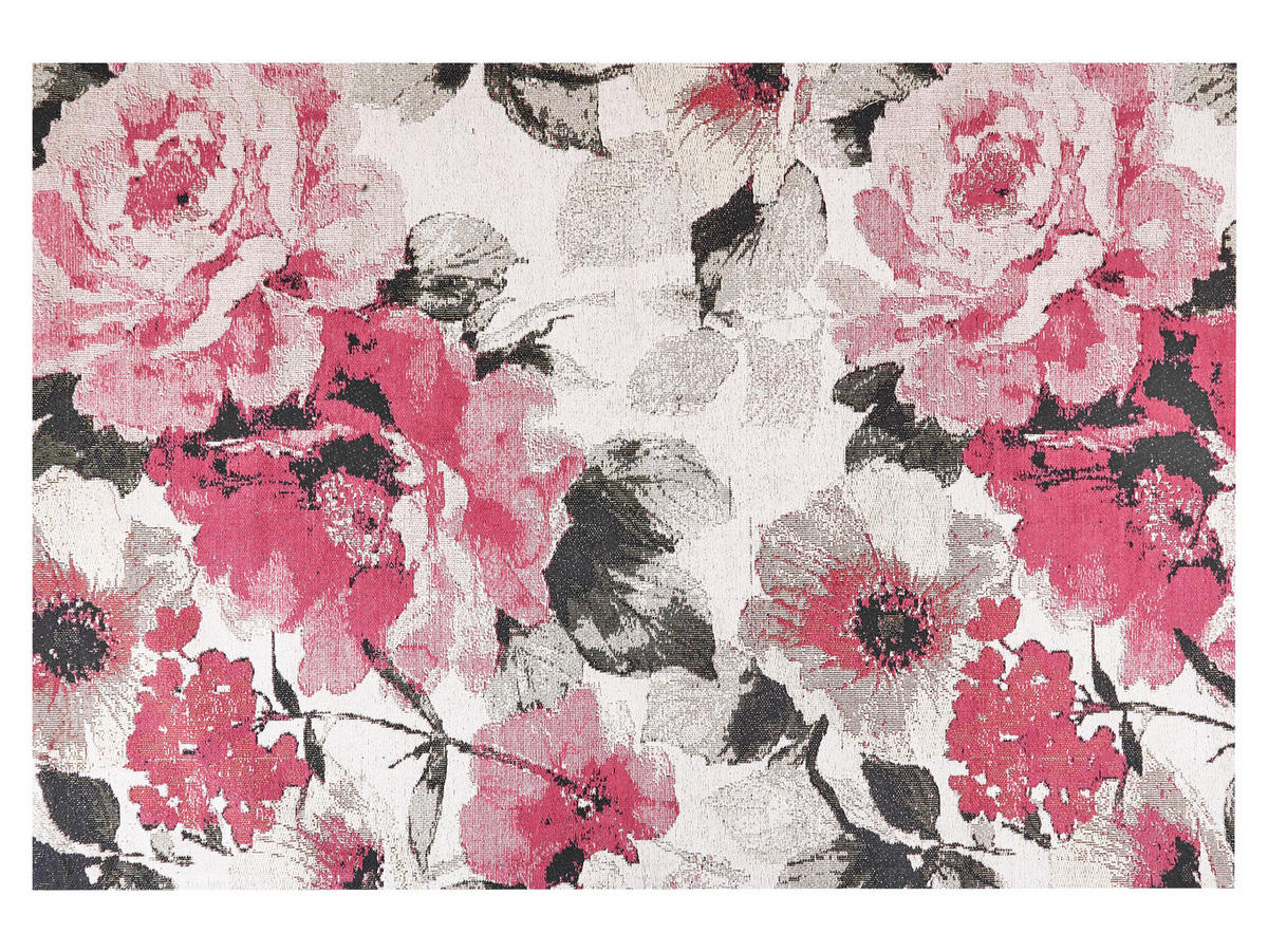 KURZFLOR-TEPPICH Ejaz 200/140 cm - Pink, Textil (140/200cm) - Beliani