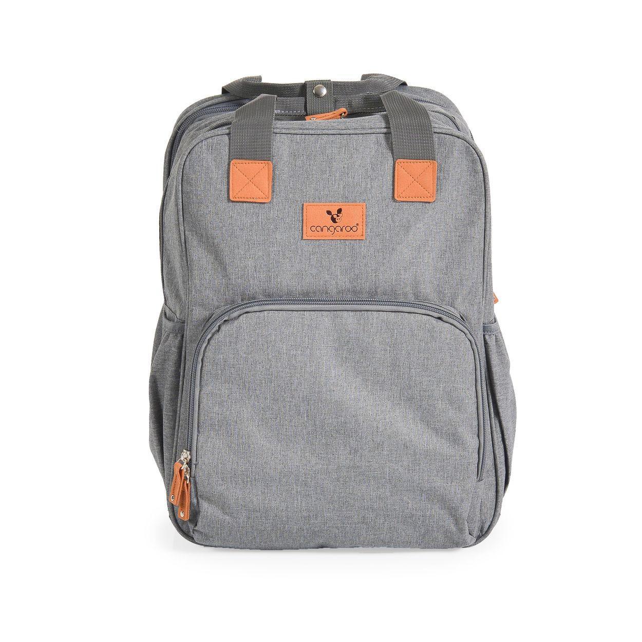 KINDERWAGENTASCHE Liana grau 2-in-1 Funktion, als Babybett nutzbar, als Rucksack verwendbar - Grau, Textil (31/43/9cm) - Cangaroo