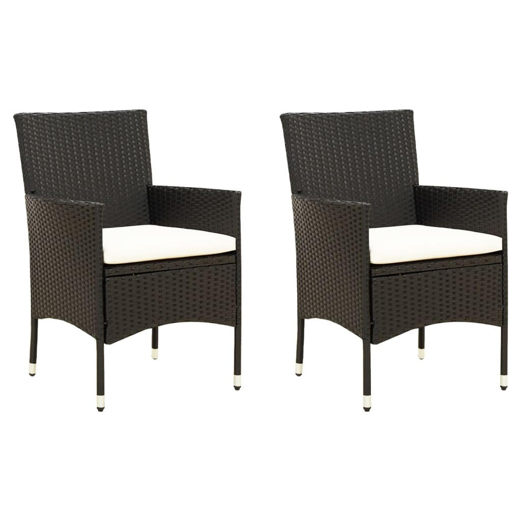 vidaXL Gartenstühle Creme 60x88x61 cm