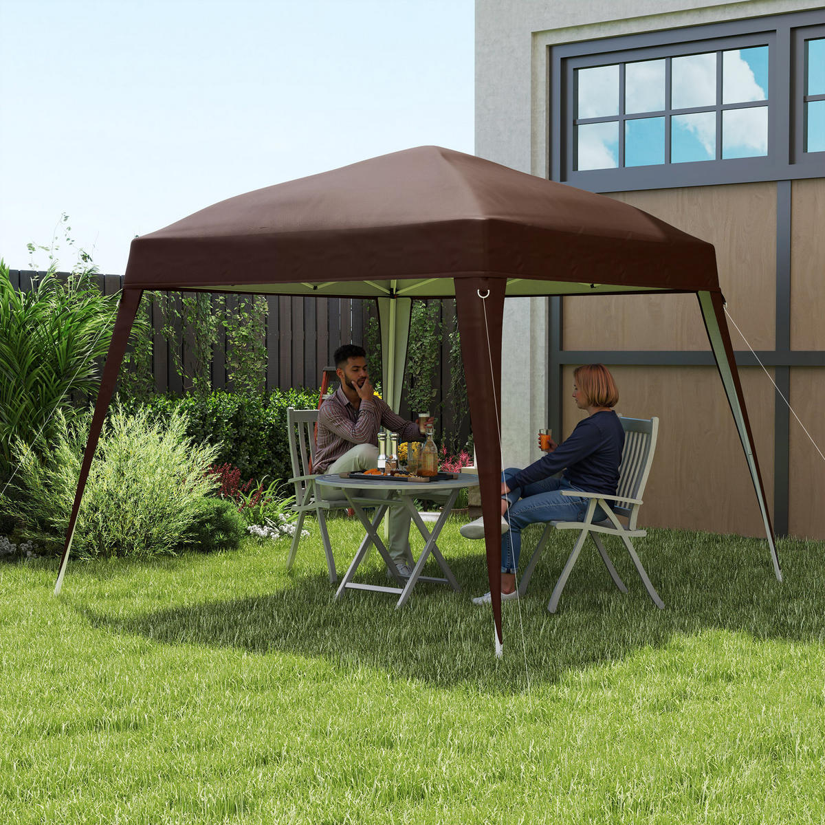 ERSATZDACH für Pavillon 3x3 m - Beige, Kunststoff (300/1/300cm) - Outsunny