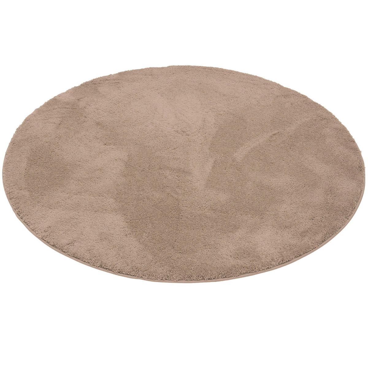 TEPPICH aus Tierhaut bruin - Braun, Textil (120/120cm) - AFK Living