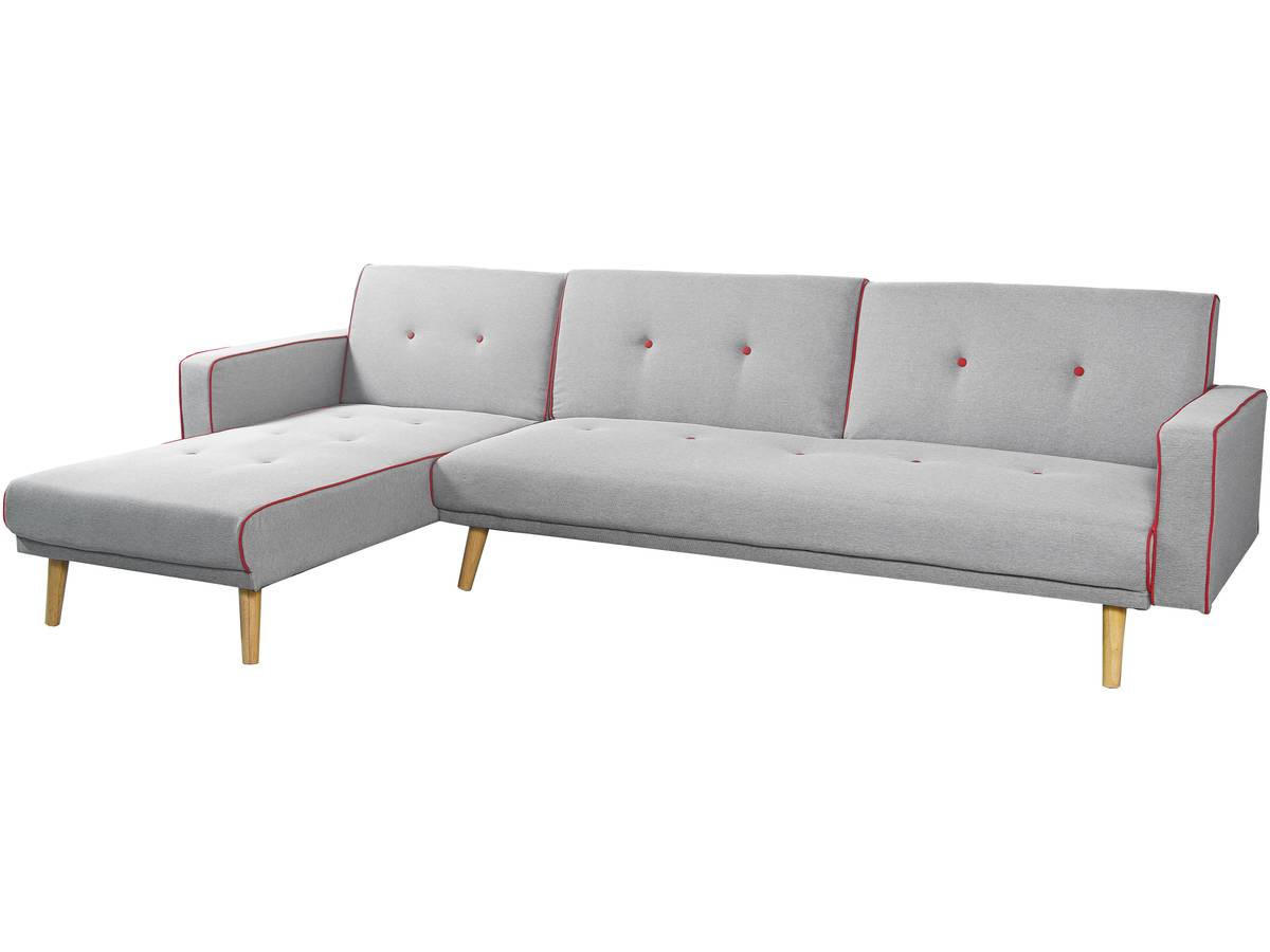ECKSCHLAFSOFA Jules Grau - Grau, Textil (275/148cm) - Habitat Garten