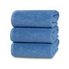 DUSCHTÜCHER, 3er-Set, 70x140 cm, 100% Baumwolle, Blau - Dunkelblau, Textil (70/140cm) - Zollner