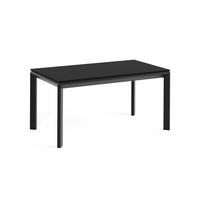ESSTISCH FADO - Schwarz, Holzwerkstoff (90/160/76cm) - Meblini