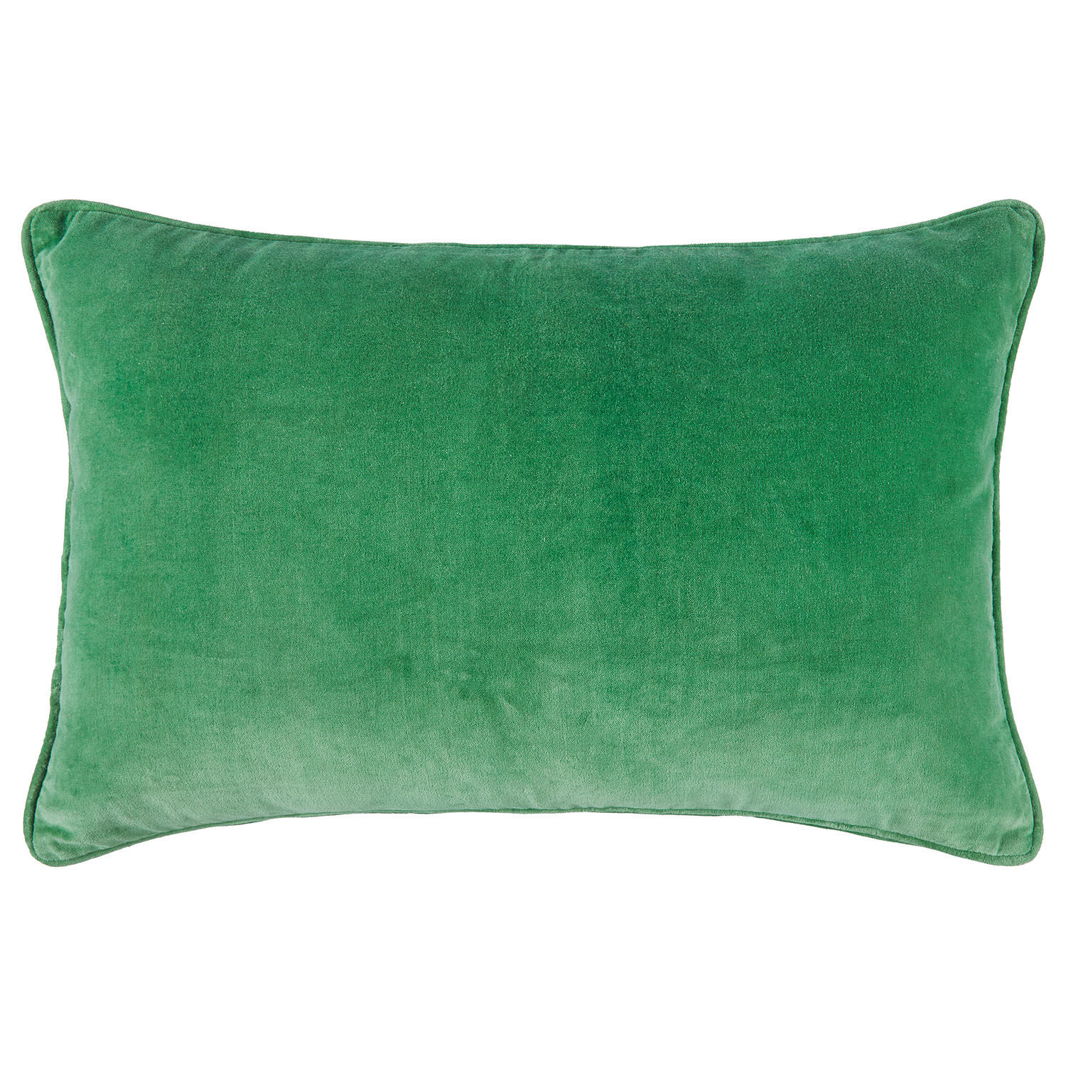 KISSEN Cotton Velvet - Grün, Textil (60/40cm) - BUTLERS