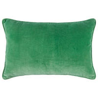 KISSEN Cotton Velvet - Grün, Textil (60/40cm) - BUTLERS