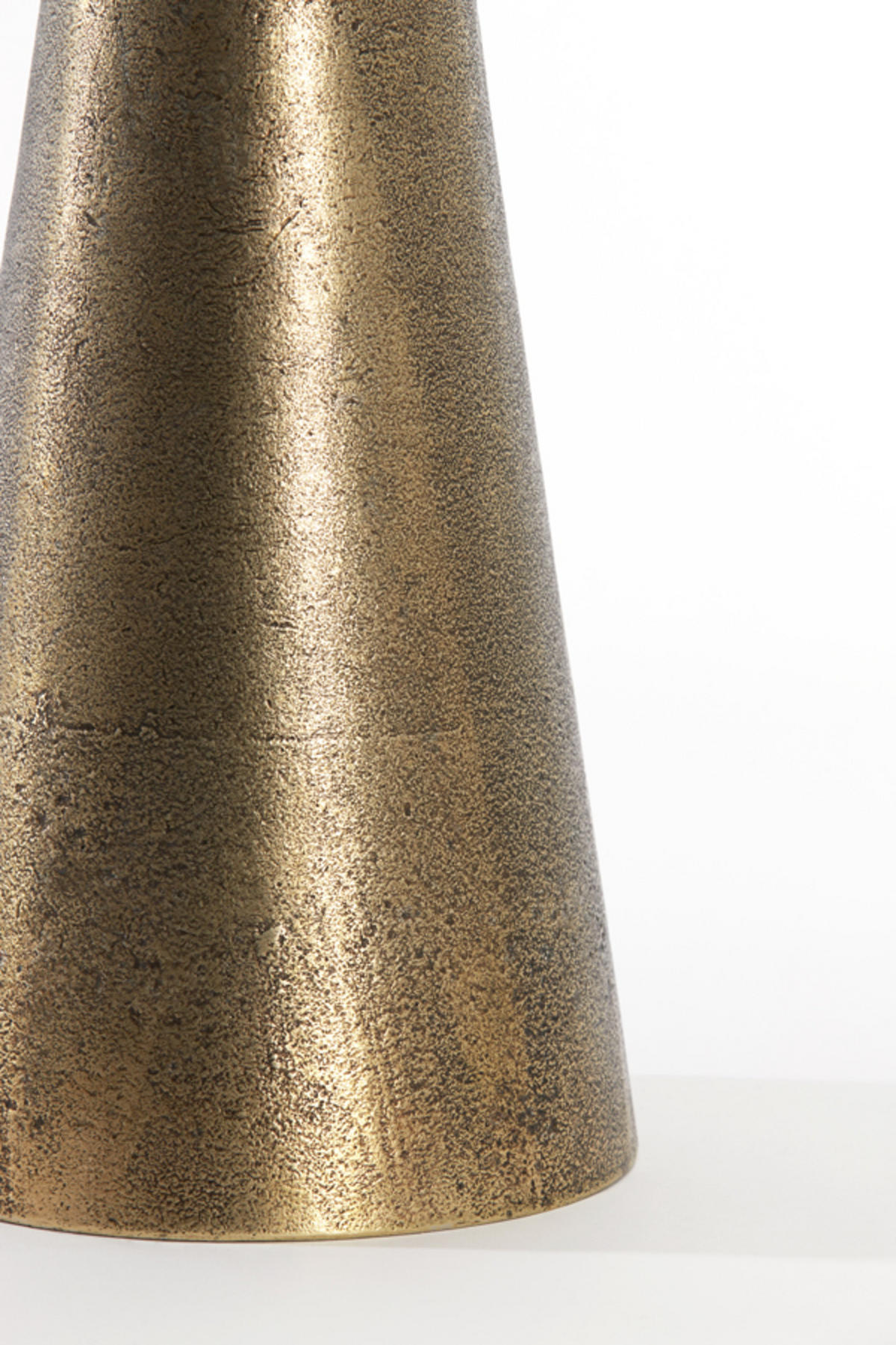 BEISTELLTISCH Ynez Braun Ø29/43 cm - Bronzefarben, Metall (29/29/43cm) - Light & Living