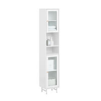 HOCHSCHRANK Weiß - Weiß, Holzwerkstoff (30/171/30cm) - SoBuy