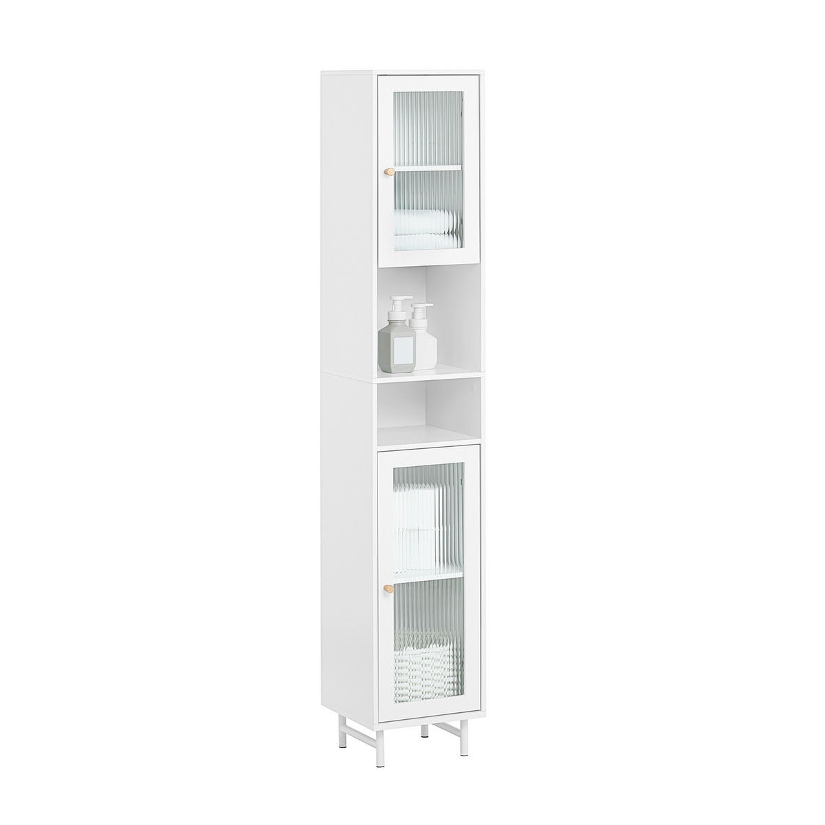HOCHSCHRANK Weiß - Weiß, Holzwerkstoff (30/171/30cm) - SoBuy