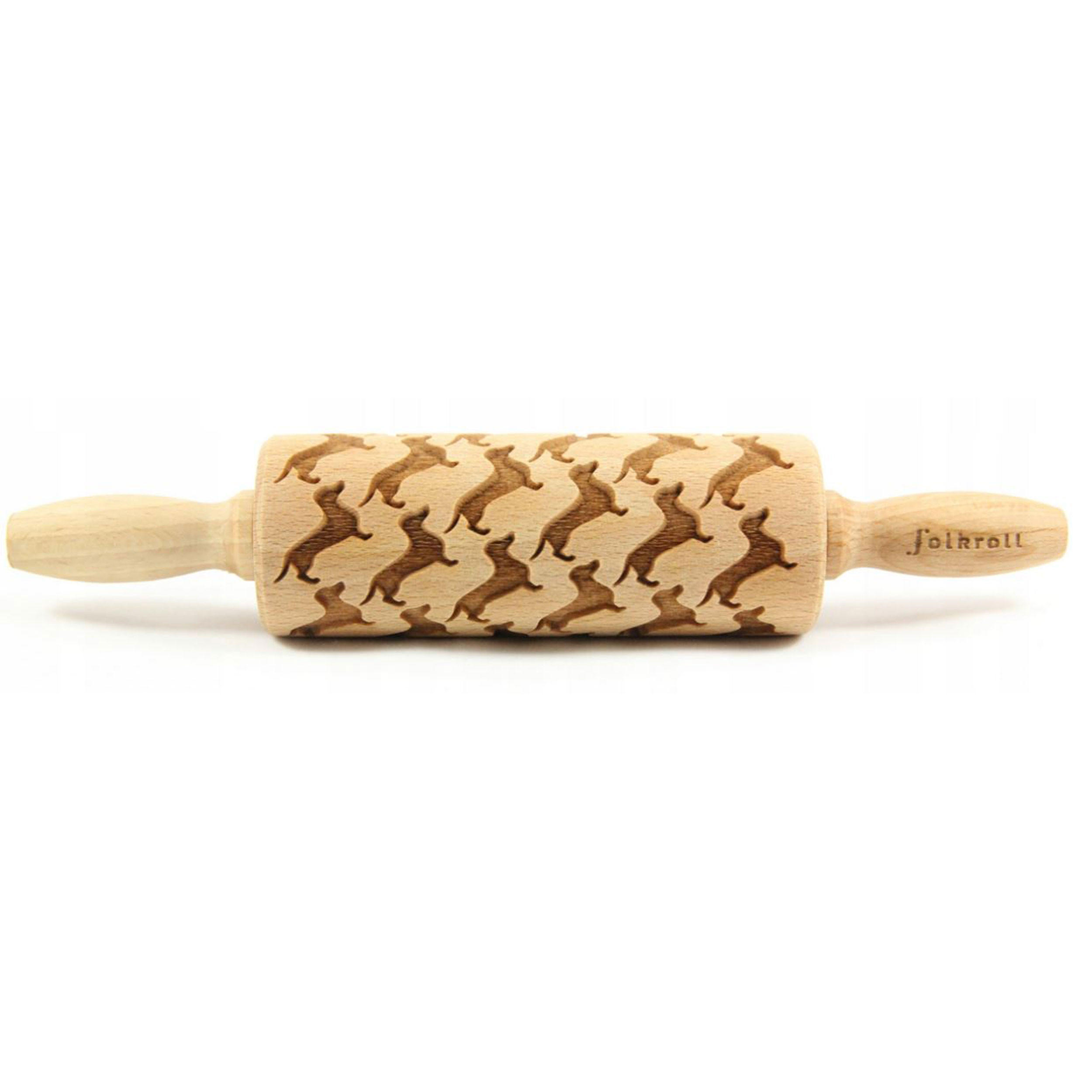 TEIGROLLE Dackel Sonderedition, junior, 23 cm, Buchenholz - Braun, Holz (23cm) - Folkroll