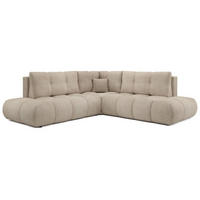 ECKSOFA Beige SOHI Flow 02 Ausziehbar Mit Schlaffunktion - Beige, Textil (266.5/266.5cm) - Sepro Meble