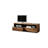 TV-BOARD Sheesham 180x50x55 walnuss lackiert DUKE #114 - Dunkelbraun, Holz (180/55/50cm) - Massivmoebel24