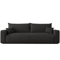SCHLAFSOFA Luna - Schwarz, Holzwerkstoff/Textil (246/79/96cm) - Fun Möbel
