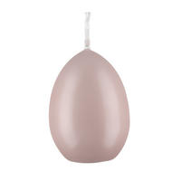 EIKERZEN Taupe Rose 120 x Ø 80 mm, 6 Stück - Taupe, Paraffin (8/12/12cm) - Kopschitz Kerzen