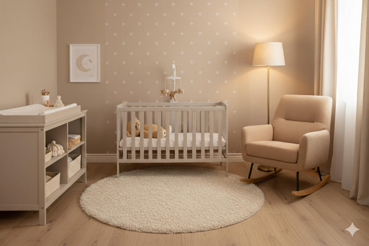 BABYBETT Lio - Beige, Holzwerkstoff (60/120cm) - kiki design