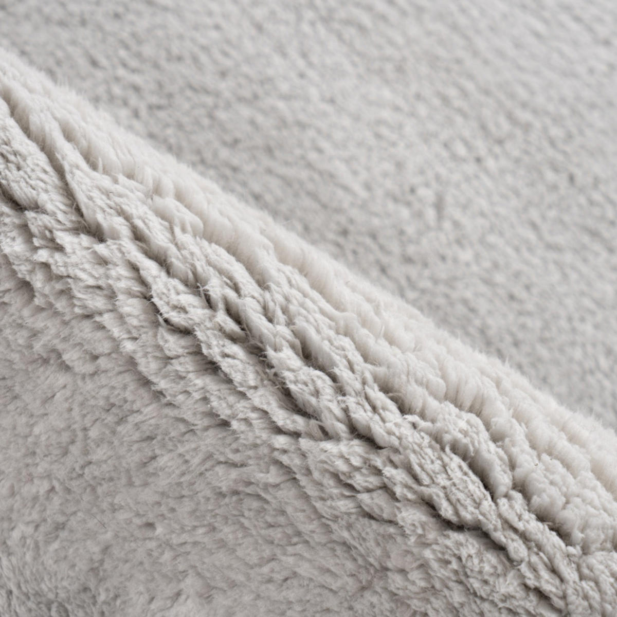 BADTEPPICH Waschbar Pure 500 Grau 40x60 cm - Grau, Textil (40/60cm) - carpet city