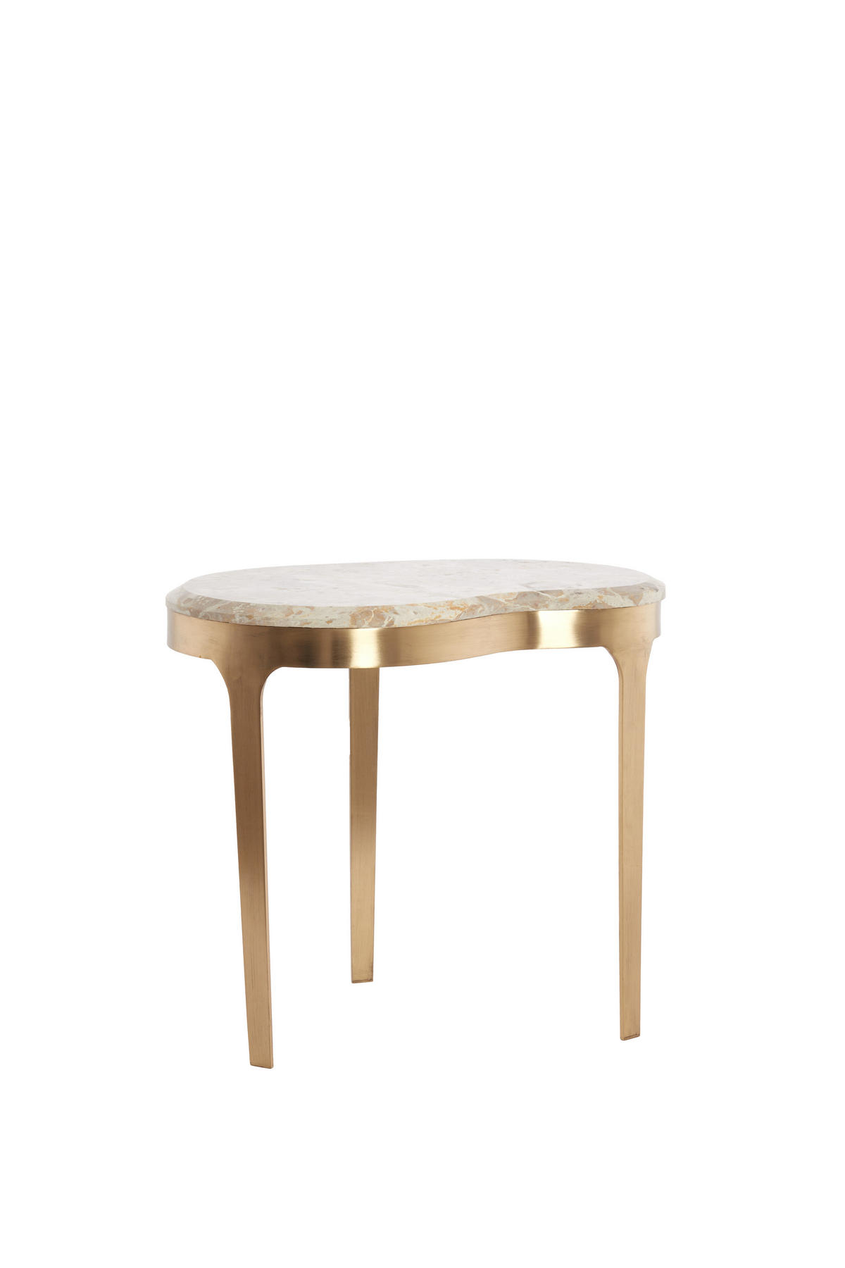 BEISTELLTISCH Giulio Braun 51/38/48 cm - Braun, Metall (51/38/48cm) - Light & Living