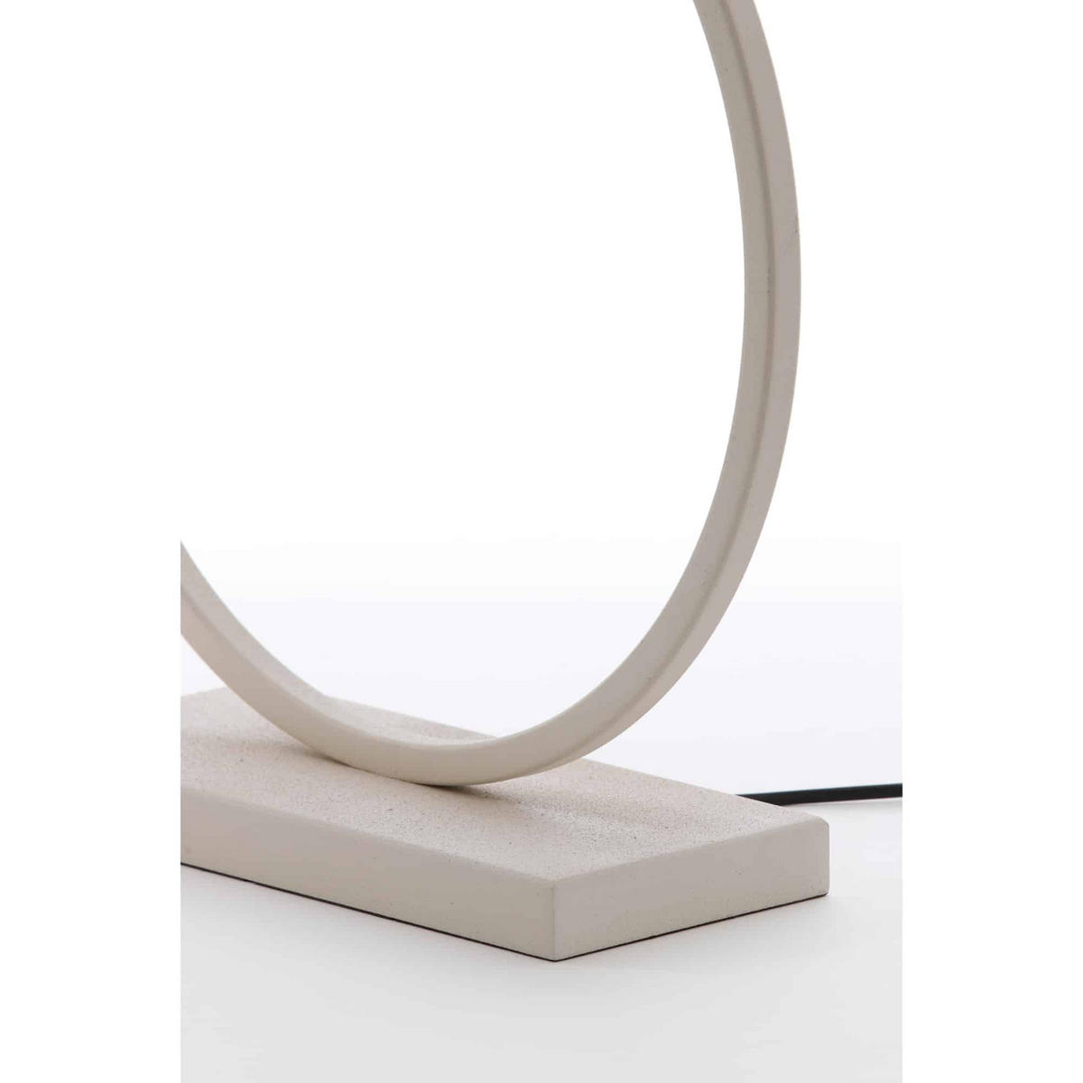 LAMPENFUSS Liva Weiß 40/12.5/53 cm - Weiß, Metall (40/12.5/53cm) - Light & Living