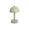 TISCHLAMPE Bubbles 15/15/27 cm - Grün, Metall (15/15/27cm) - Leitmotiv