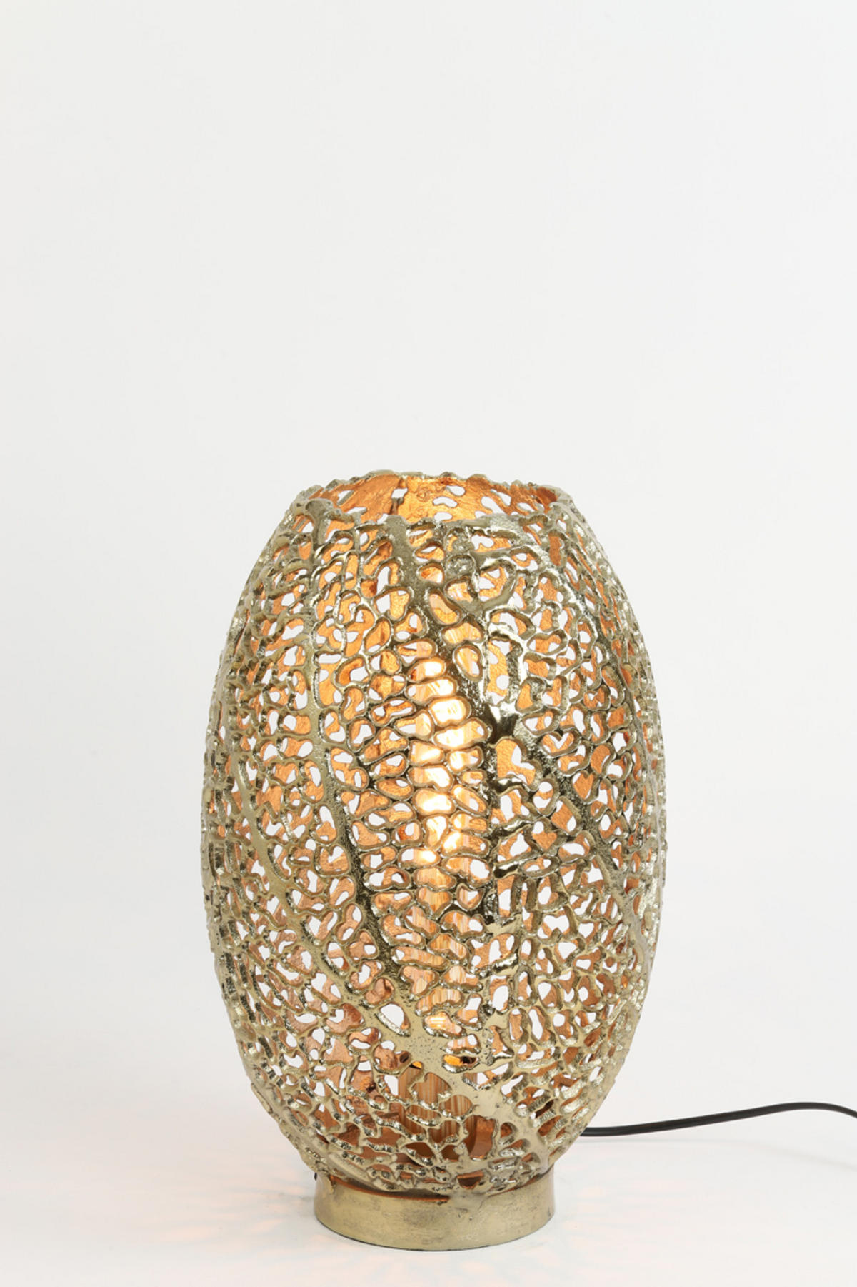 TISCHLAMPE Sinula Gold Ø24/40 cm - Goldfarben, Metall (24/24/40cm) - Light & Living