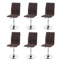 ESSZIMMERSTUHL Rehbraun 6er-Set - Hellbraun, Textil (43/103/54cm) - MCW