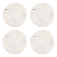 UNTERSETZER (4er Set) Marble - Weiß, Stein (10/10cm) - BUTLERS