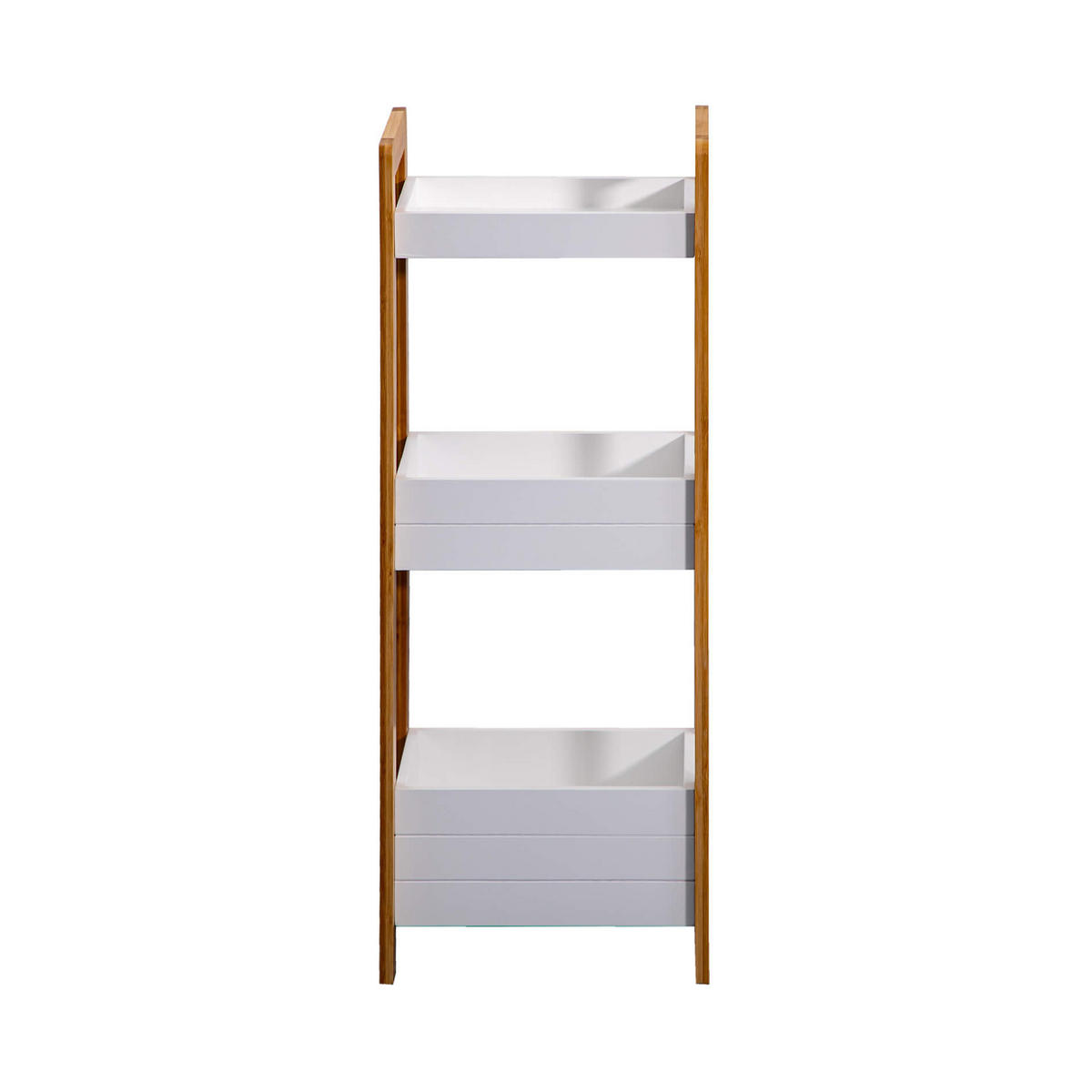 BADEZIMMERREGAL Weiß 20/28/74 cm - Weiß, Holzwerkstoff (20/74/28cm) - Mobili Rebecca