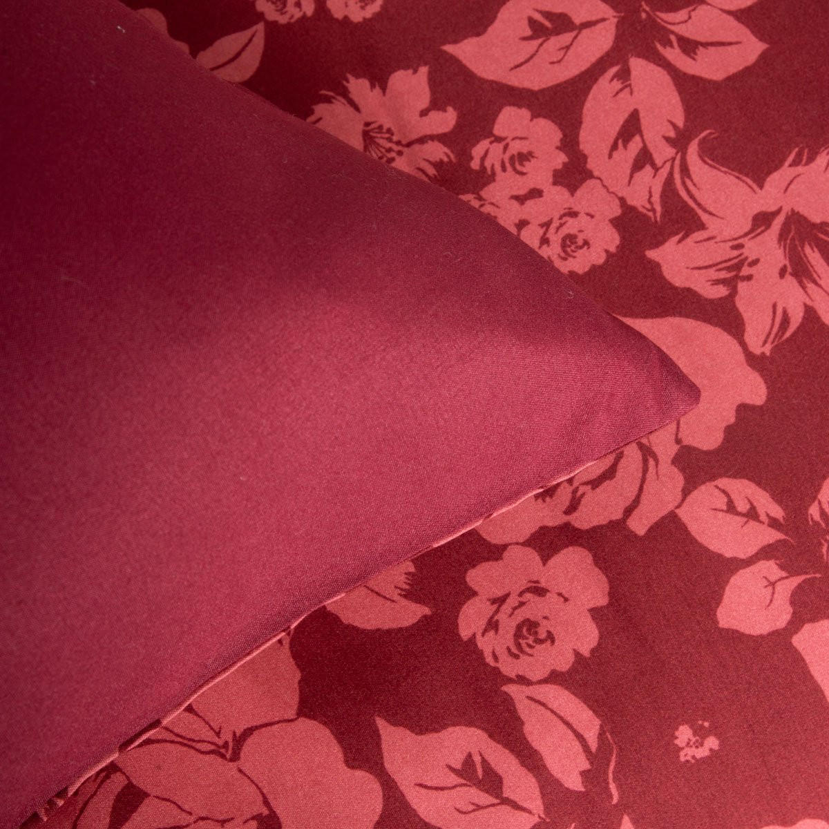 BETTWÄSCHE Margot Mikrofaser kastanienbraun 140/200 cm - Rot, Textil (140/200cm) - Homla