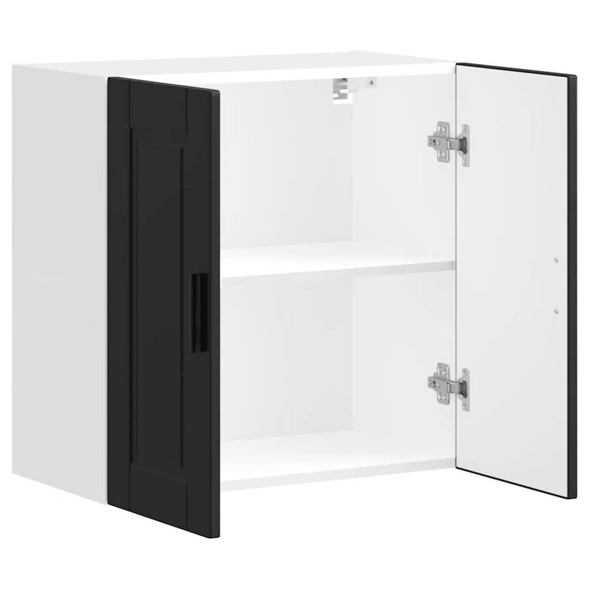 KÜCHEN-HÄNGESCHRANK Schwarz Holzwerkstoff - Schwarz, Holzwerkstoff (31/60/60cm) - vidaXL