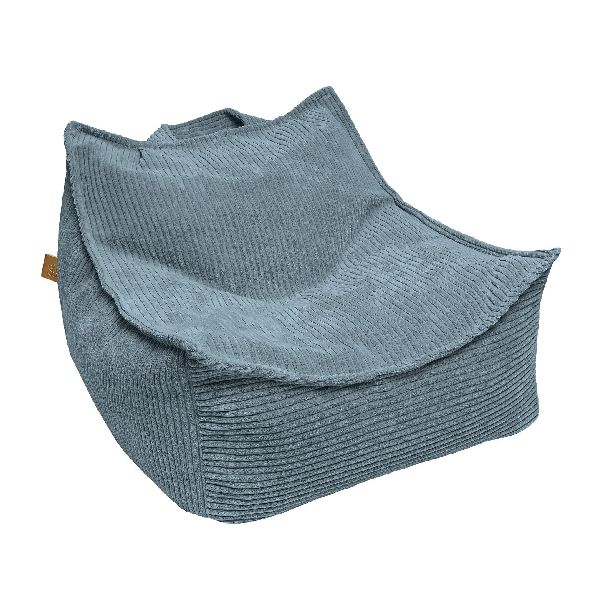 SITZSACK für Kinder, Eckig, Aesthetic, Türkis - Türkis, Textil (60/50/70cm) - MeowBaby