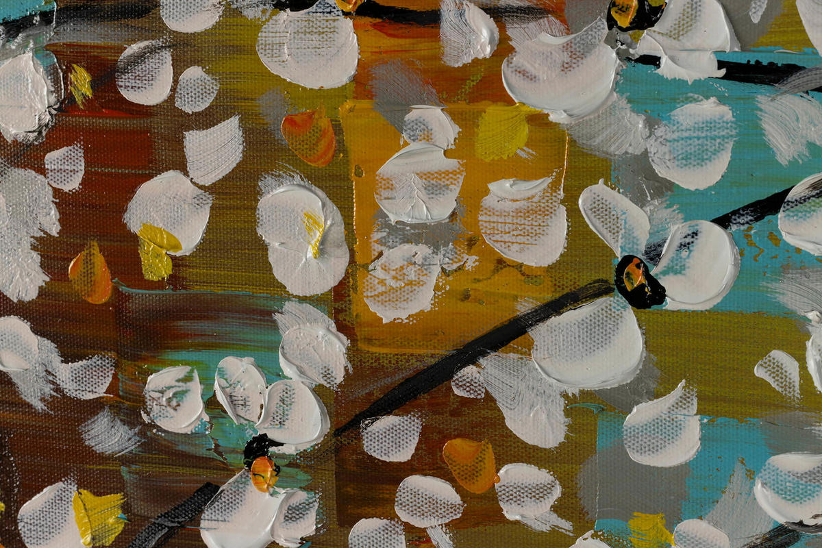 ÖLGEMÄLDE 120/80 cm - Multicolor, Holz/Textil (2/80cm) - KUNSTLOFT