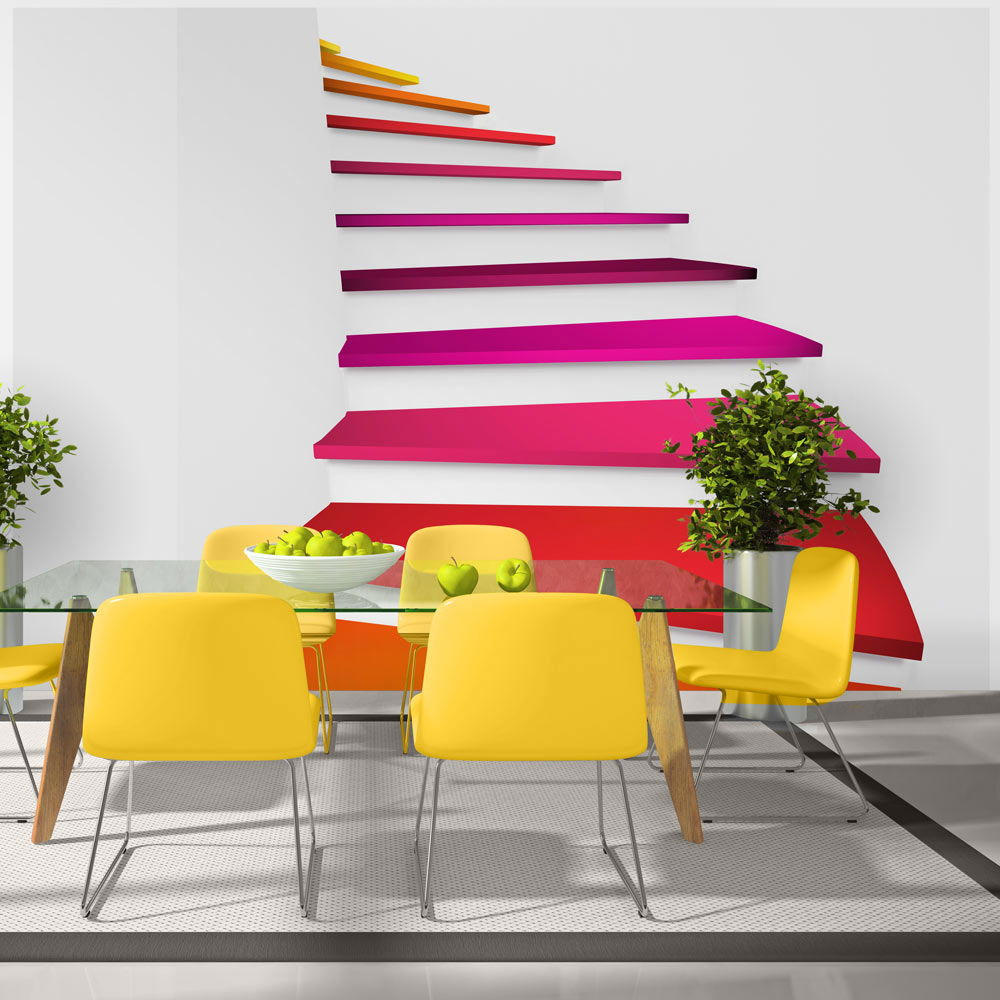 VLIESTAPETE Rot 100/70 cm - Pink/Rot, Textil (100/1cm) - KUNSTLOFT