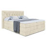 BOXSPRINGBETT NOEL KING - 200 x 200 - H3/H4 - Beige - Beige, Holzwerkstoff (200/200cm) - ALTDECOR