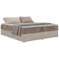 BOXSPRINGOVÁ POSTEĽ NORDIC ZERO 180/200 - Hnedá Manšester - Topper T25 - H3 (stredne tvrdý) - hnedá/čierna, textil/plast (180/200cm) - MKS