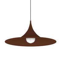 HÄNGELEUCHTE - Dunkelbraun, Metall (57/57/27cm) - Lumicom