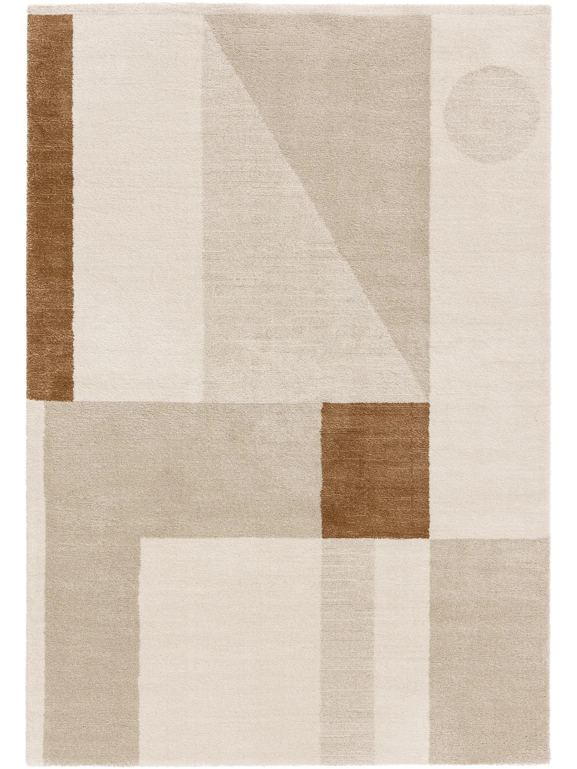TEPPICH Tacoma Beige/Braun 200x290 cm - Beige, Textil (200/290cm) - benuta Nest