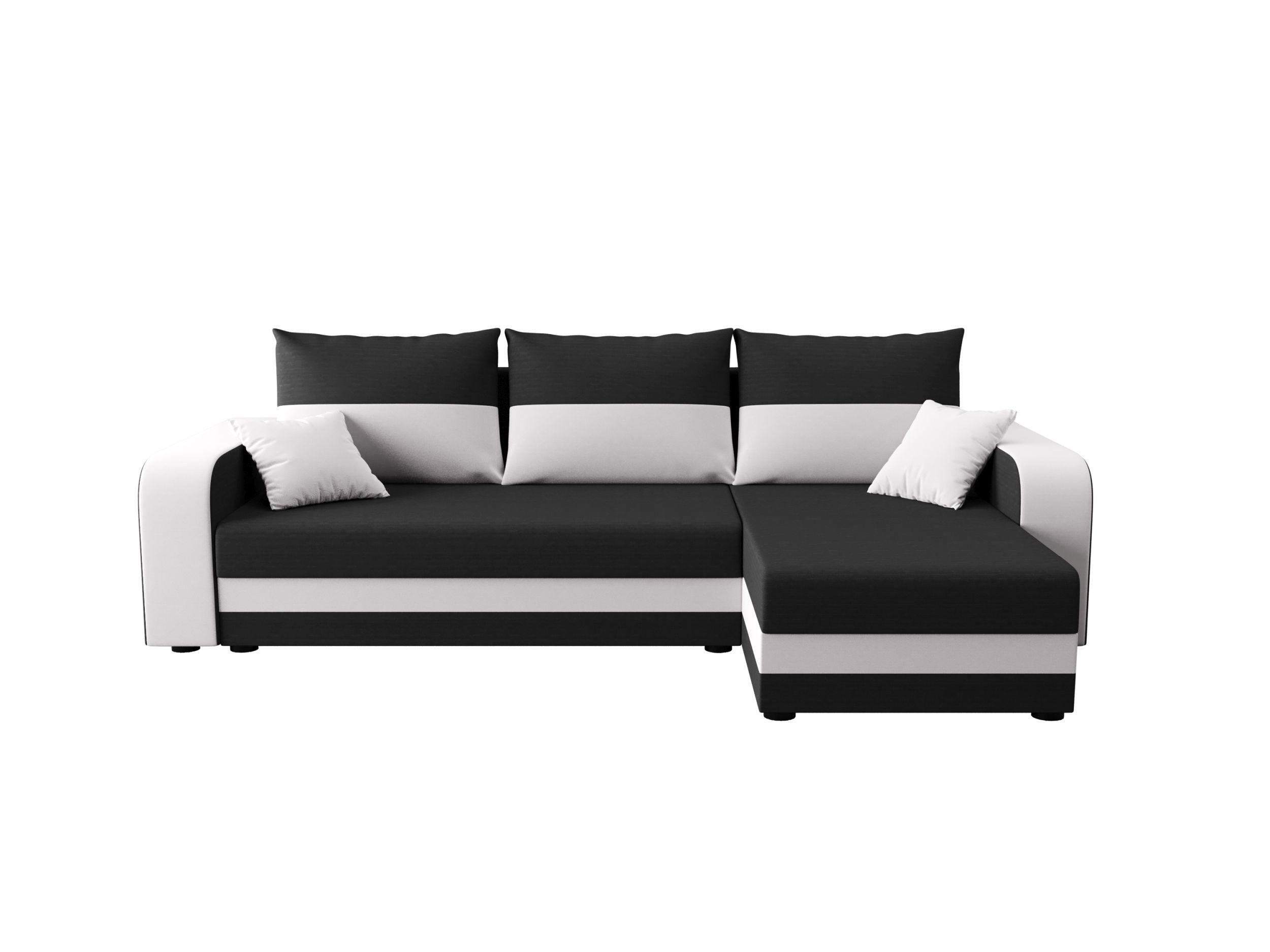 ECKSOFA HEWLET L BIS Rainbow 27+31 Rechts mit Schlaffunktion - Weiß, Textil (240/140cm) - Bedante