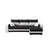 ECKSOFA HEWLET L BIS Rainbow 27+31 Rechts mit Schlaffunktion - Weiß, Textil (240/140cm) - Bedante