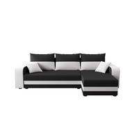 ECKSOFA HEWLET L BIS Rainbow 27+31 Rechts mit Schlaffunktion - Weiß, Textil (240/140cm) - Bedante