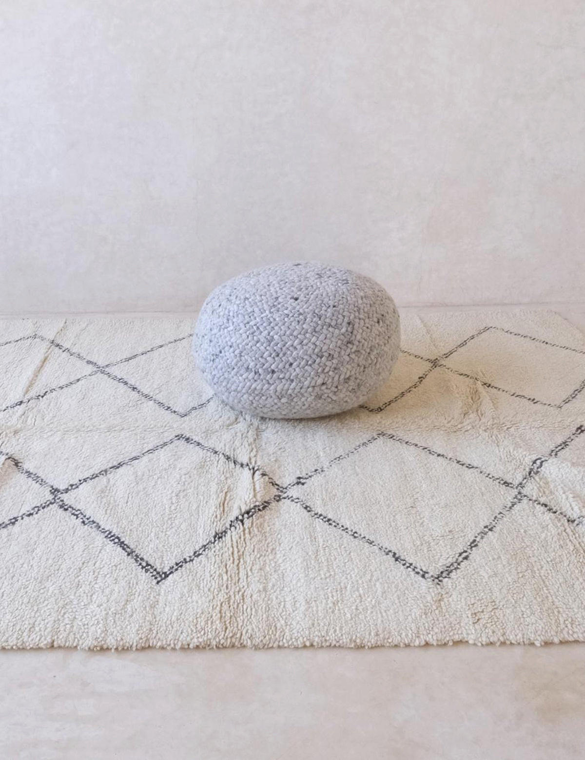 BERBERTEPPICH Wolle elegant 207x 283 cm - Weiß, Naturmaterialien (207/283cm) - AFK Living