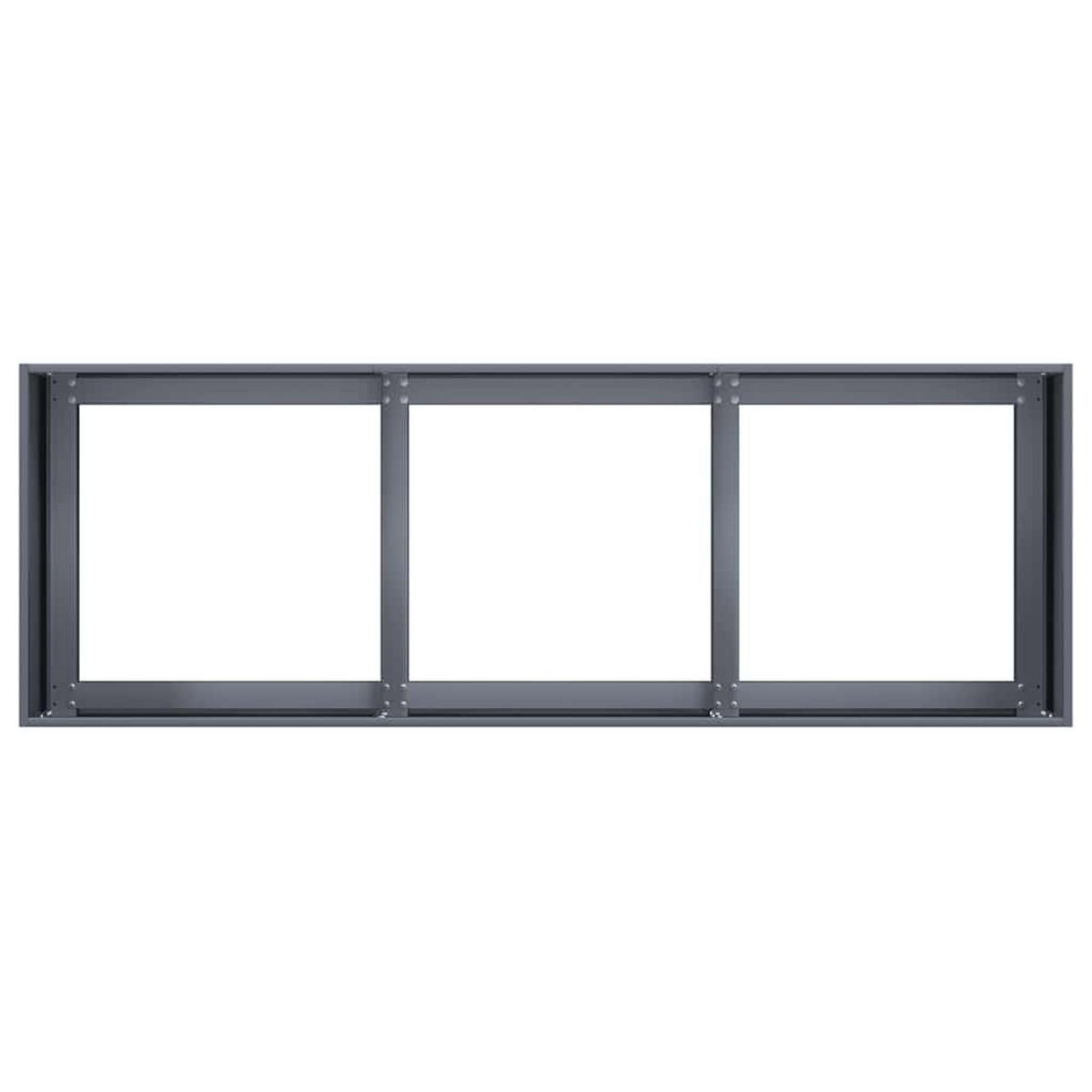 PFLANZGEFÄSS Anthrazit 120/40/40 Cm Kaltgewalzter Stahl - Anthrazit, Metall (120/40/40cm) - vidaXL