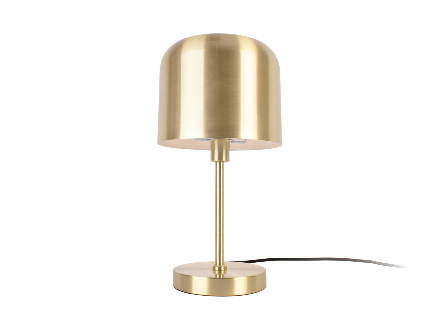 TISCHLAMPE Capa Geborsteld 20/20/39 cm - Goldfarben, Metall (20/20/39cm) - Leitmotiv