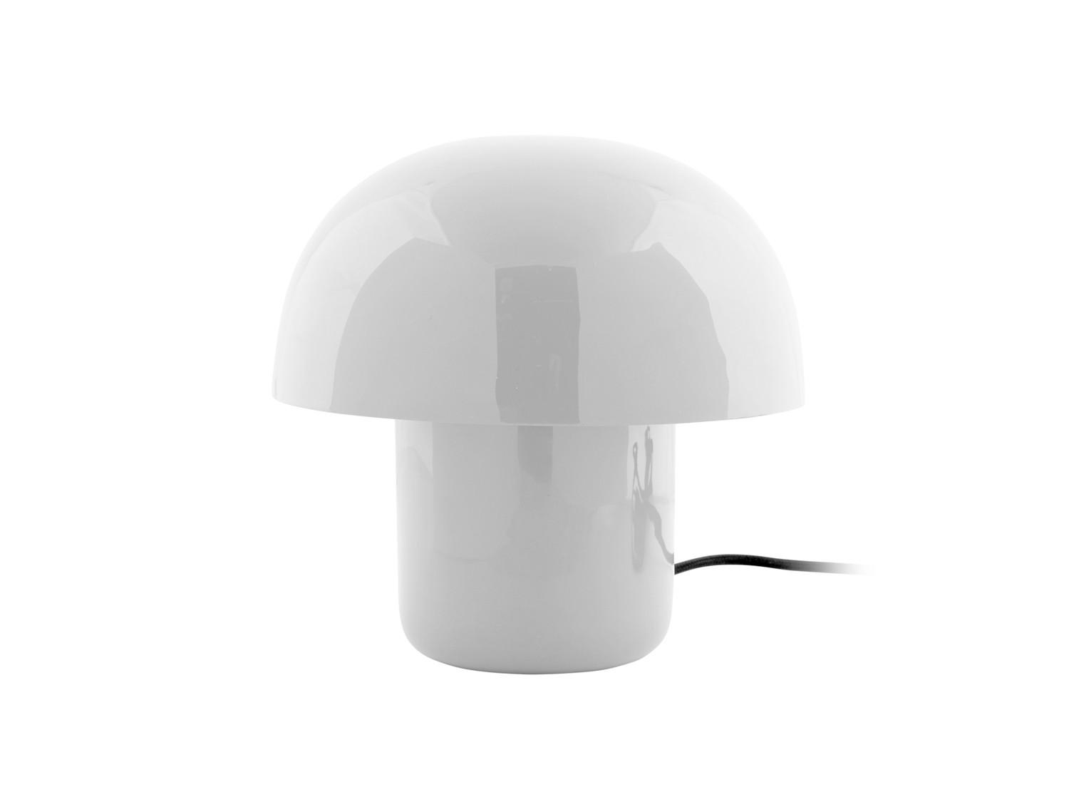 TISCHLAMPE Fat Mushroom 20/20/20 cm - Weiß, Metall (20/20/20cm) - Leitmotiv