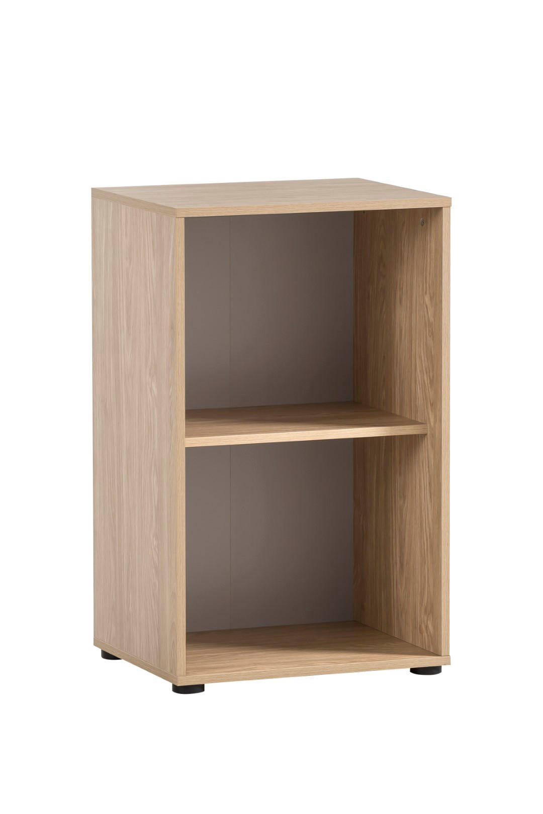 AKTENREGAL Swan Small 84x51x41 cm 2 Fächern Eiche/Weiß - Eichefarben, Holz (51/84/41cm) - PROREGAL