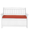 SITZBANKPOLSTER KISSEN Rot Sovana - Rot, Textil (108/5/45cm) - Beliani